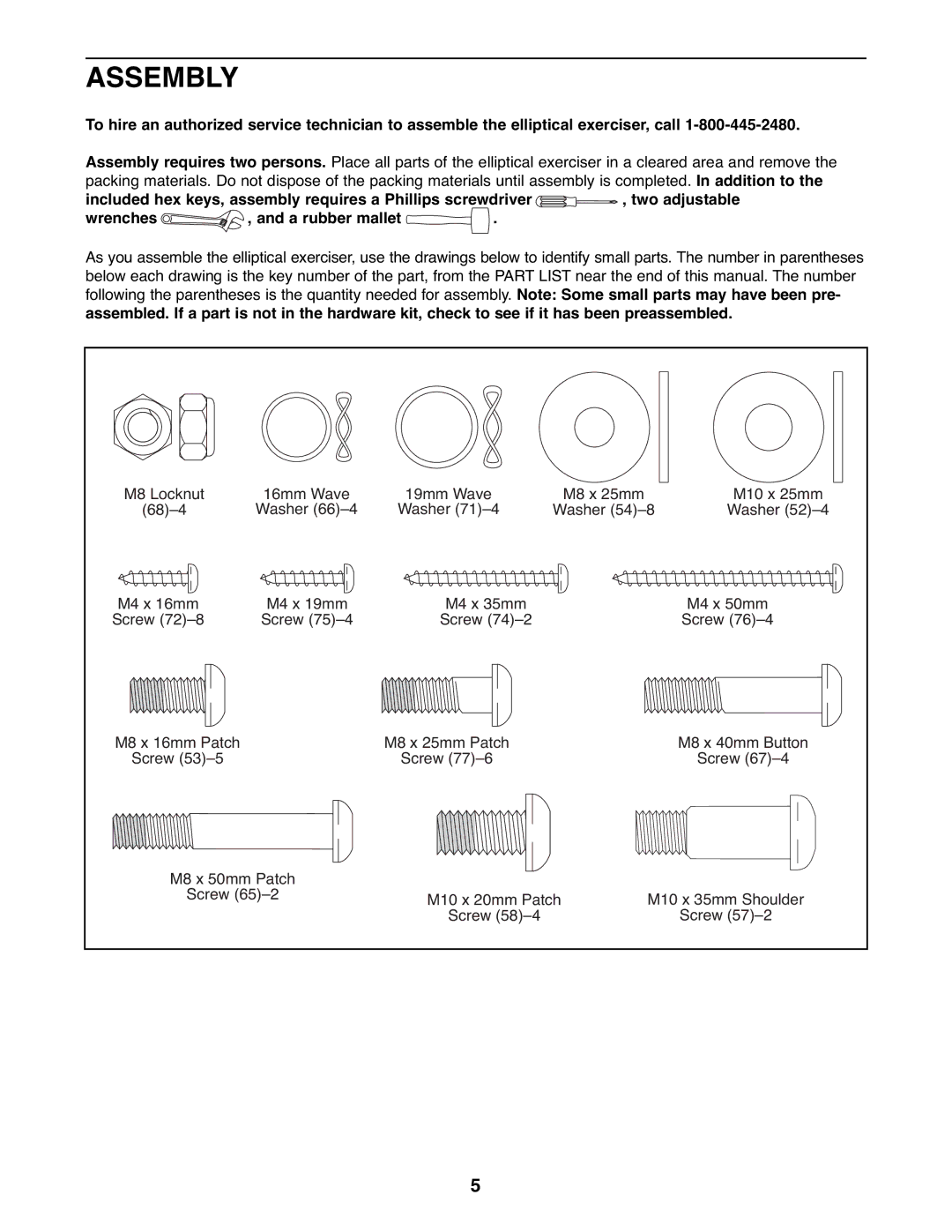 ProForm PFEL95918.0 manual Assembly 