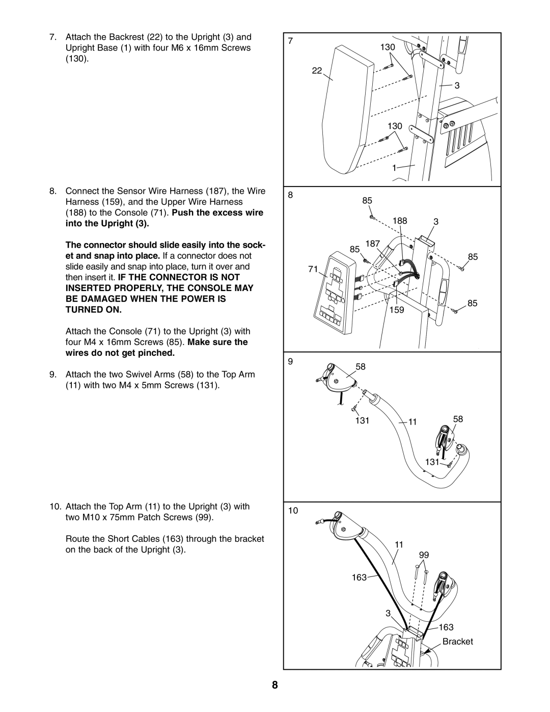 ProForm PFES80040 user manual 