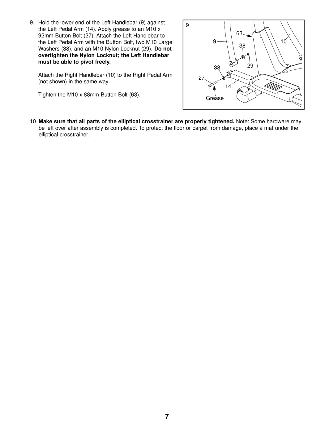 ProForm PFEVEL29010 user manual 