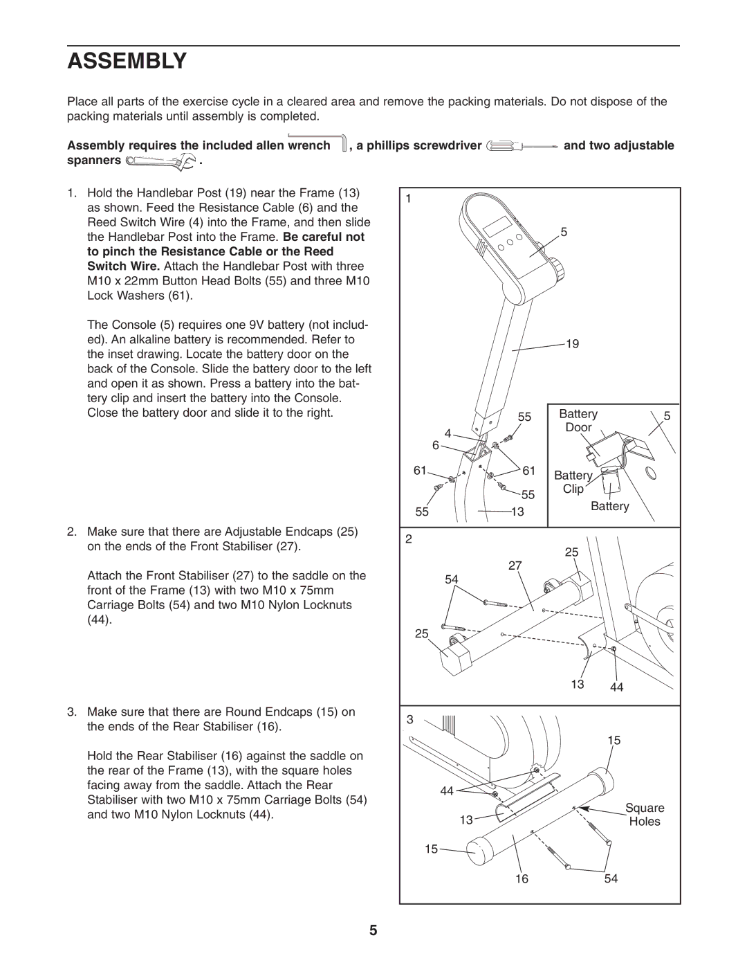 ProForm PFEVEX34181 user manual Assembly 