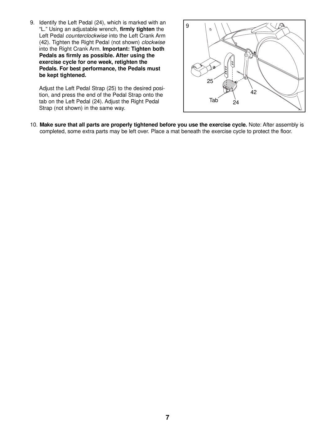 ProForm PFEX17910 user manual 