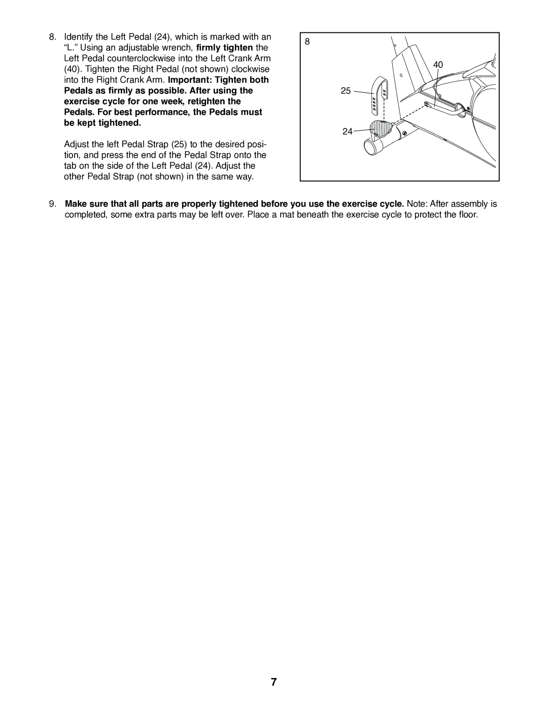 ProForm PFEX20020 user manual 