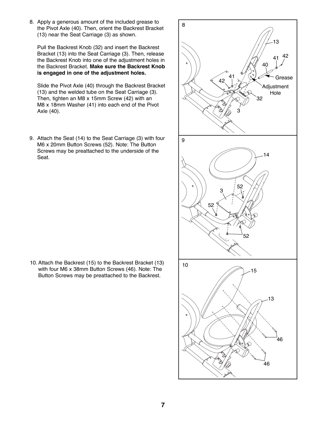 ProForm PFEX3096.0 user manual 