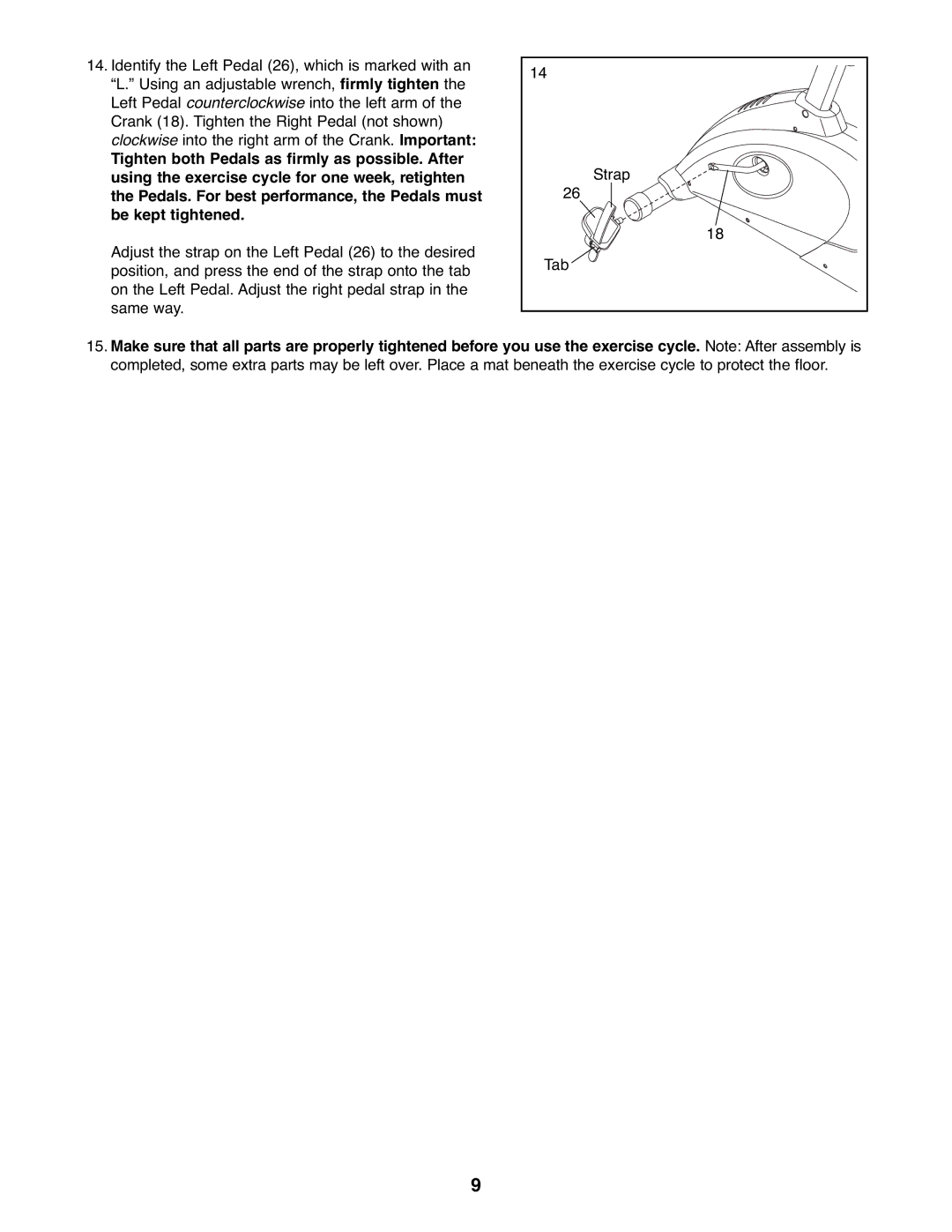 ProForm PFEX3096.0 user manual 