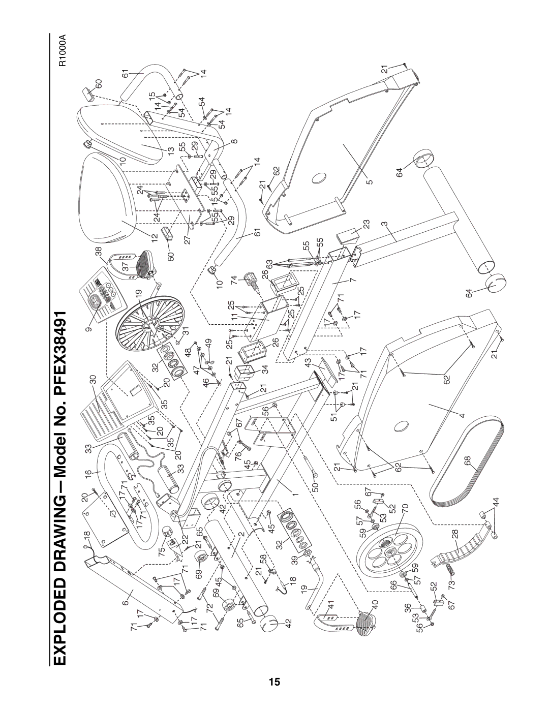 ProForm PFEX38491 user manual 1771 5653 1415 