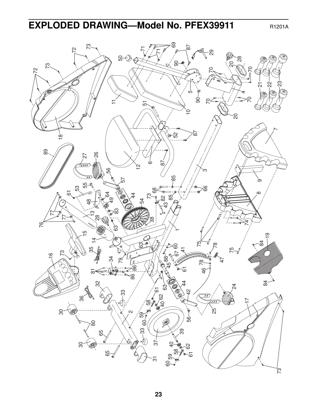 ProForm PFEX39911 user manual 