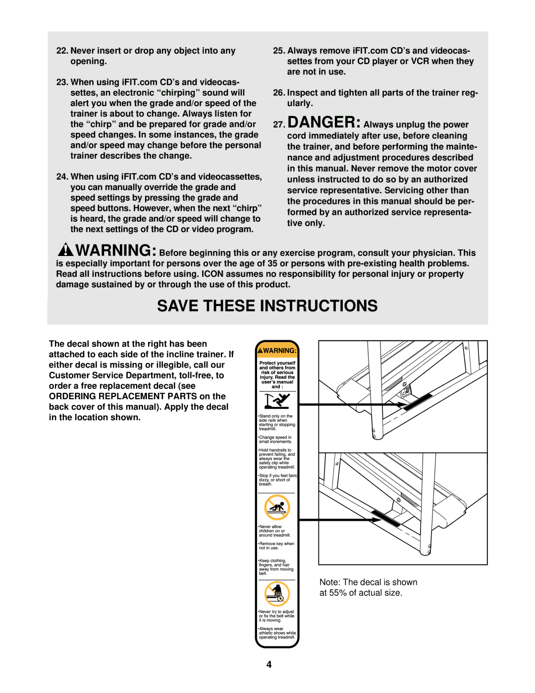 ProForm PFHK99902 user manual 