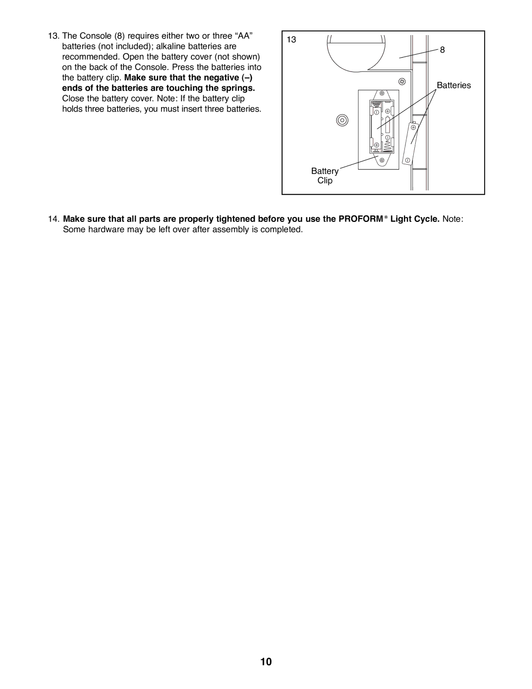 ProForm PFRX35391 user manual 