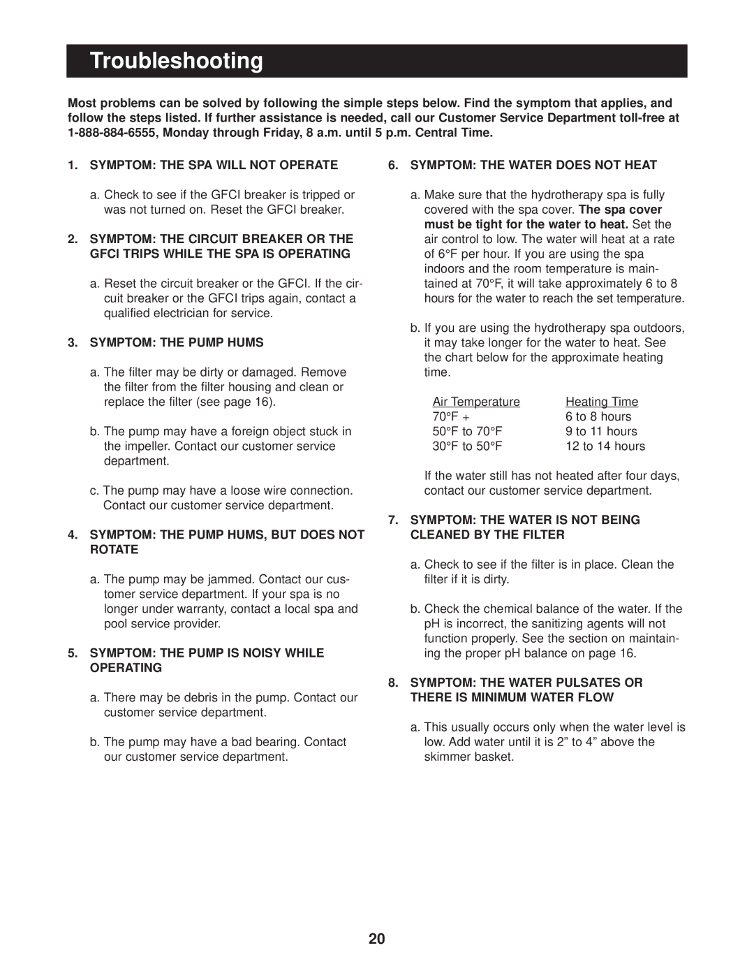 ProForm PFSB43140 user manual Troubleshooting 