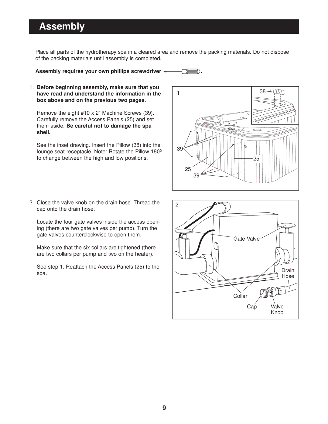 ProForm PFSB43140 user manual Assembly 