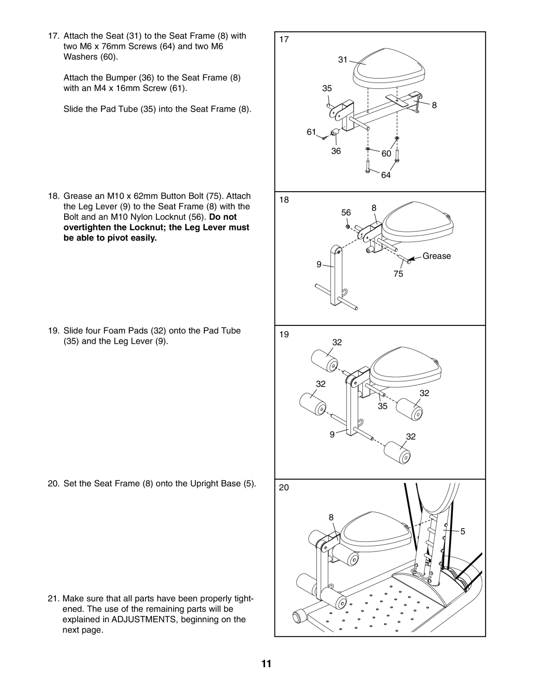 ProForm PFSY2925.0 user manual 