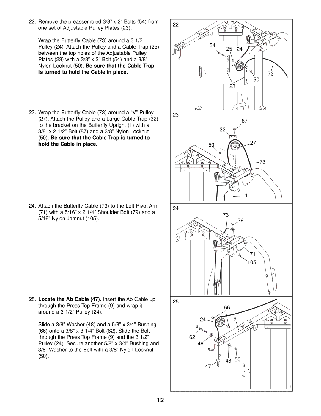 ProForm PFSY59001 user manual 