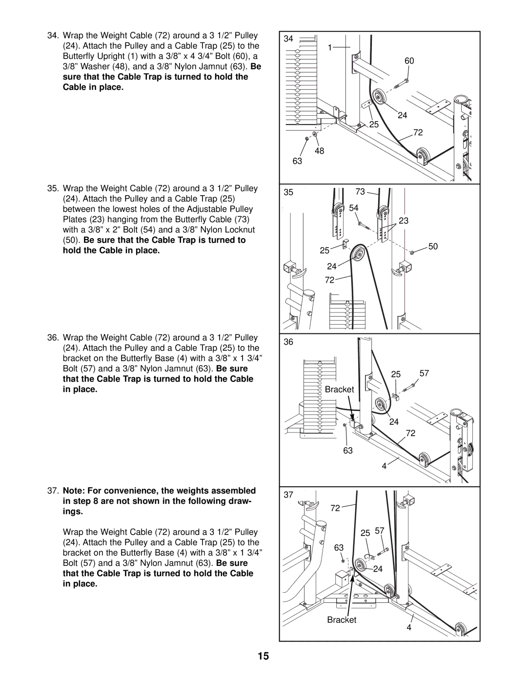 ProForm PFSY59001 user manual 