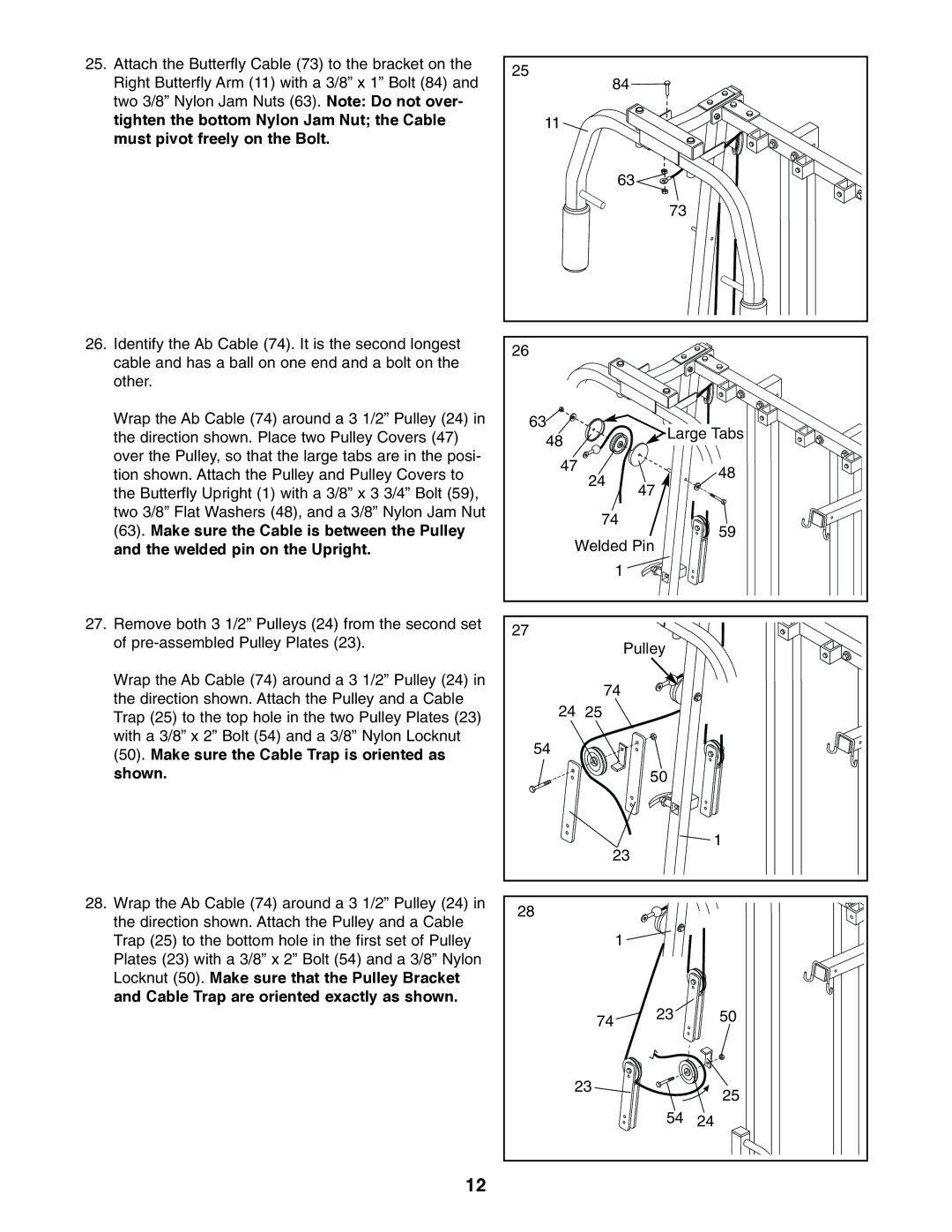 ProForm PFSY74490 user manual 