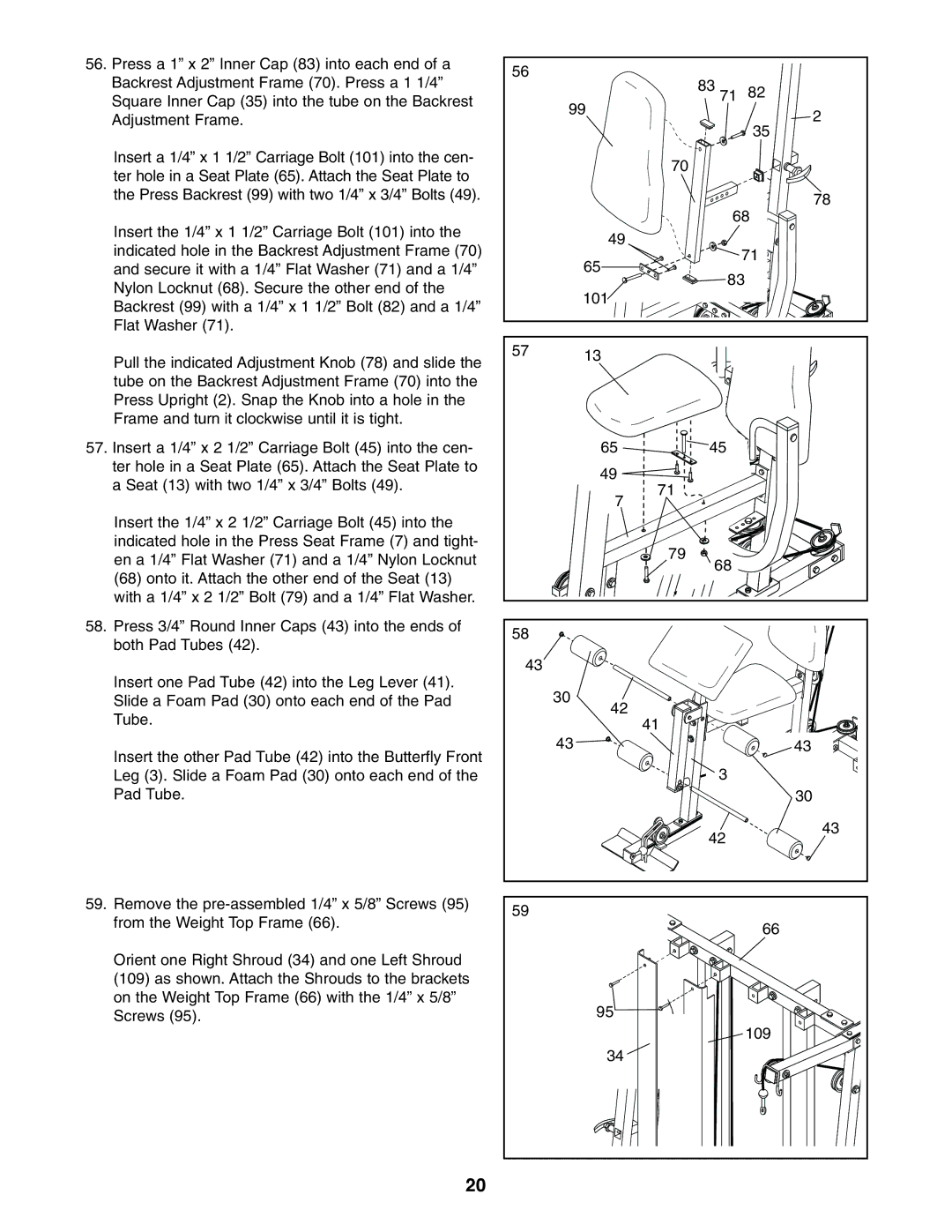 ProForm PFSY74490 user manual 