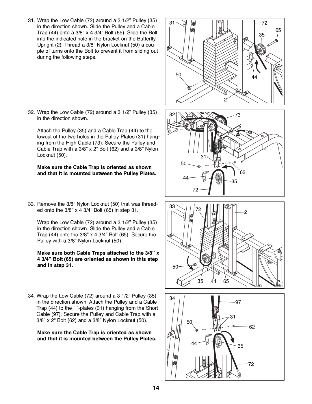 ProForm PFSY92080 manual 