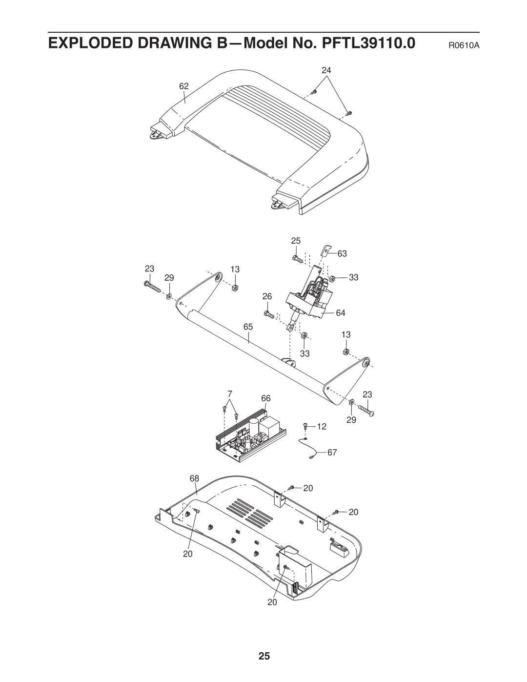 ProForm PFT39110.0 user manual R0610A 