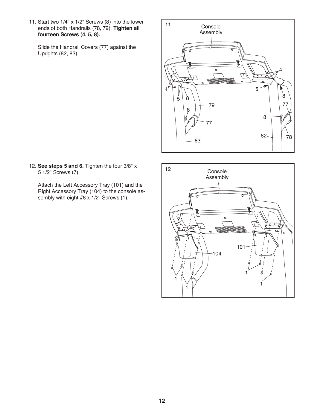 ProForm PFTL01411.0 warranty 104 101 