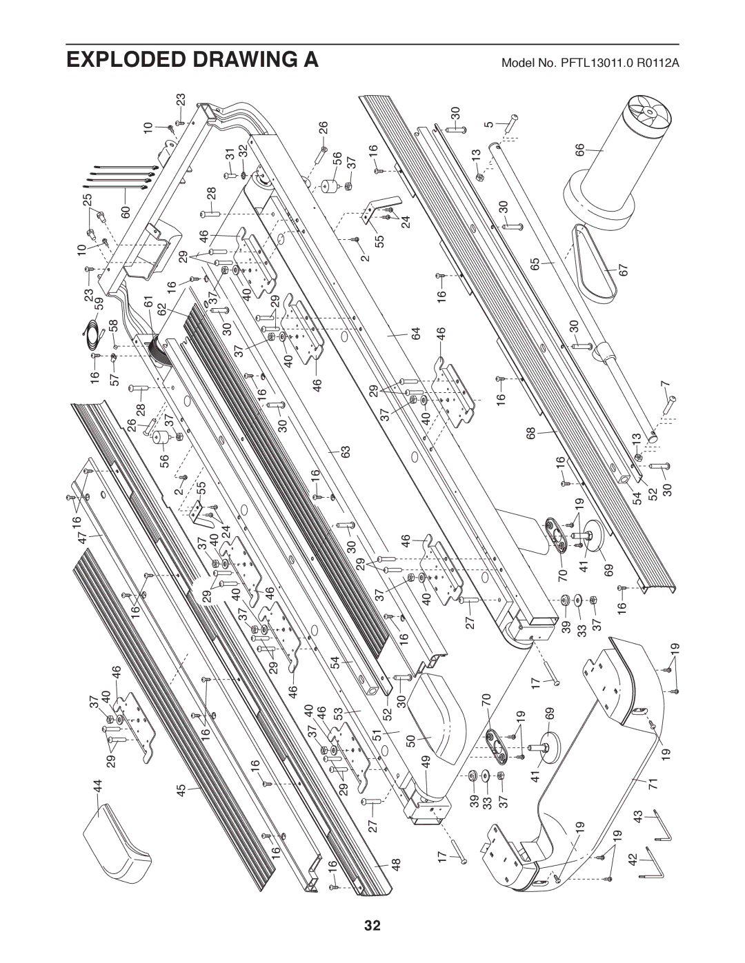 ProForm PFTL13011.0 user manual Drawing a 