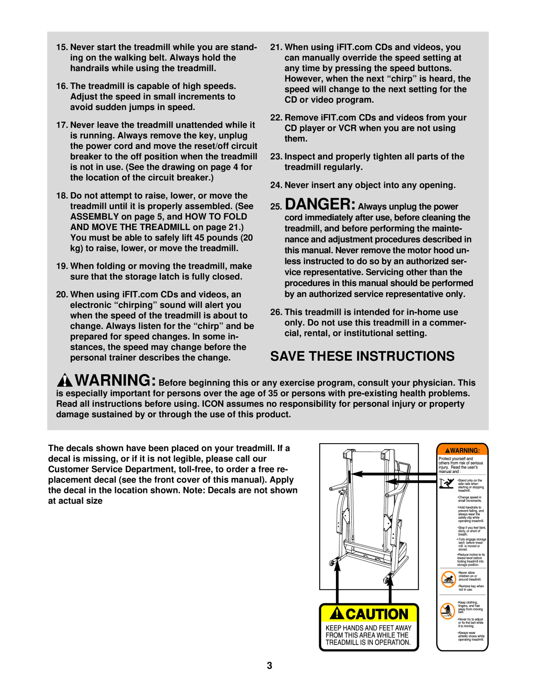 ProForm PFTL13540 user manual 