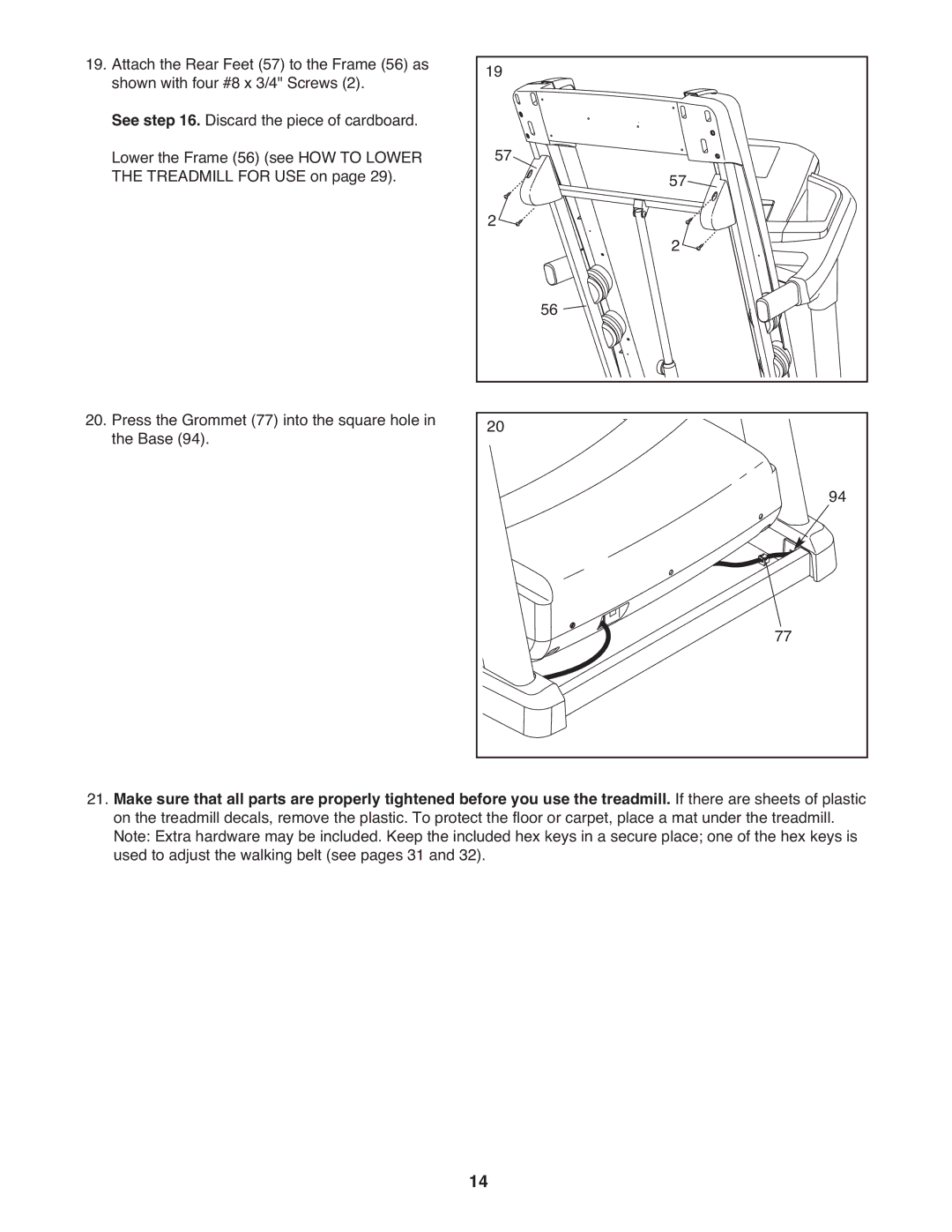 ProForm PFTL14511.0 warranty 