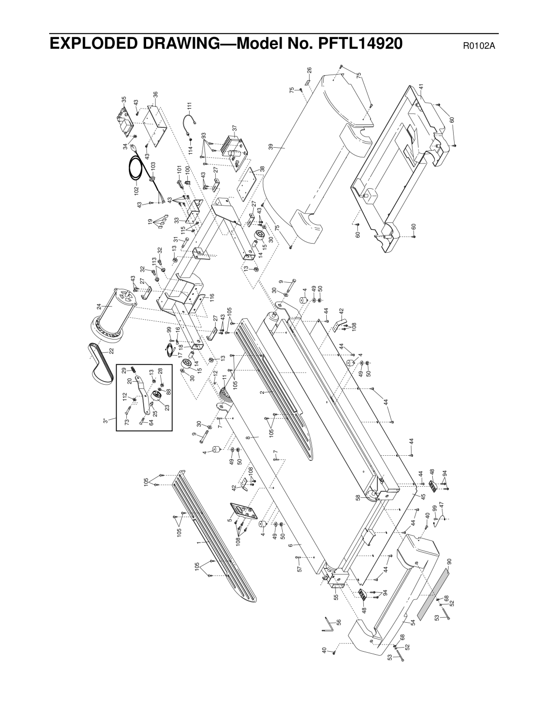 ProForm user manual Model No. PFTL14920 