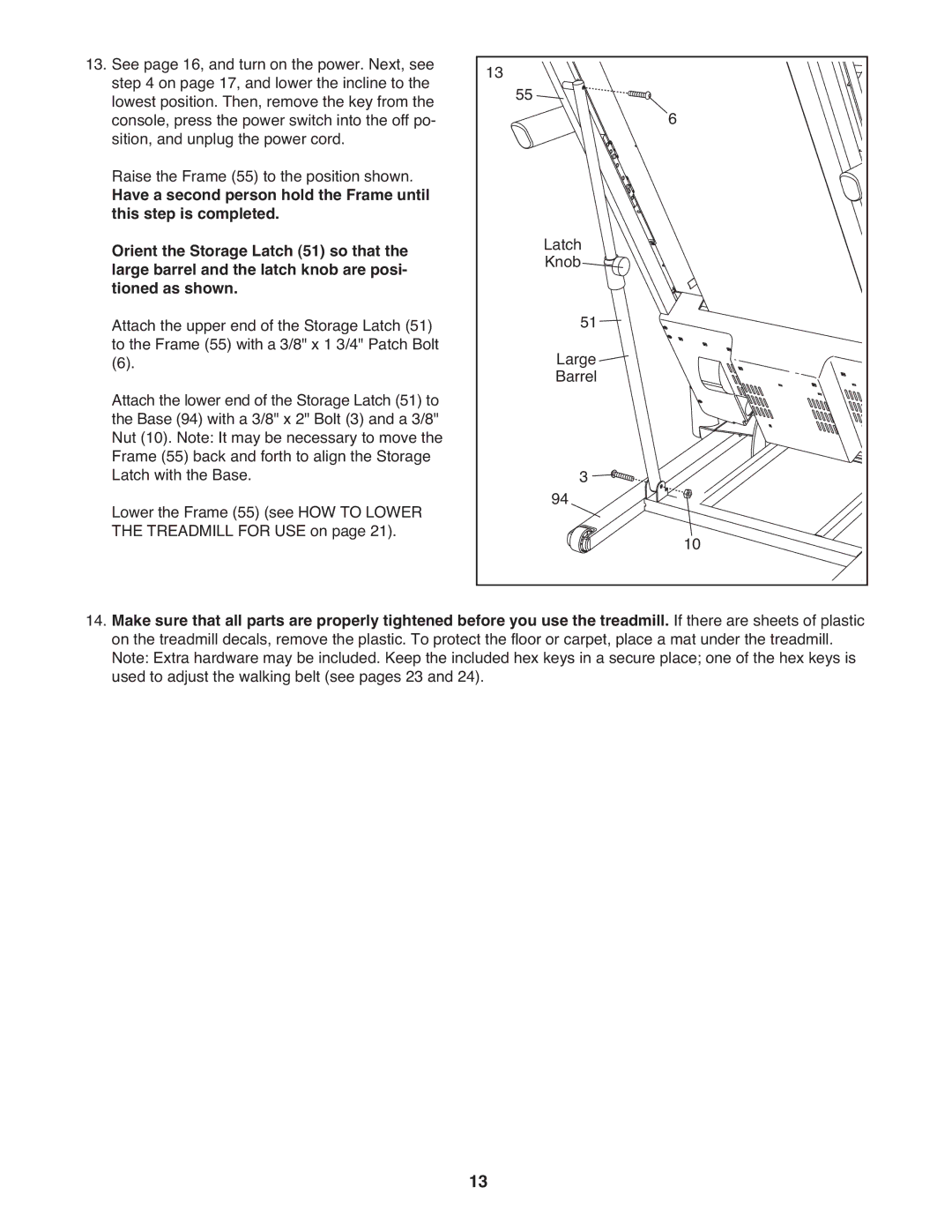 ProForm PFTL15610.0 warranty 