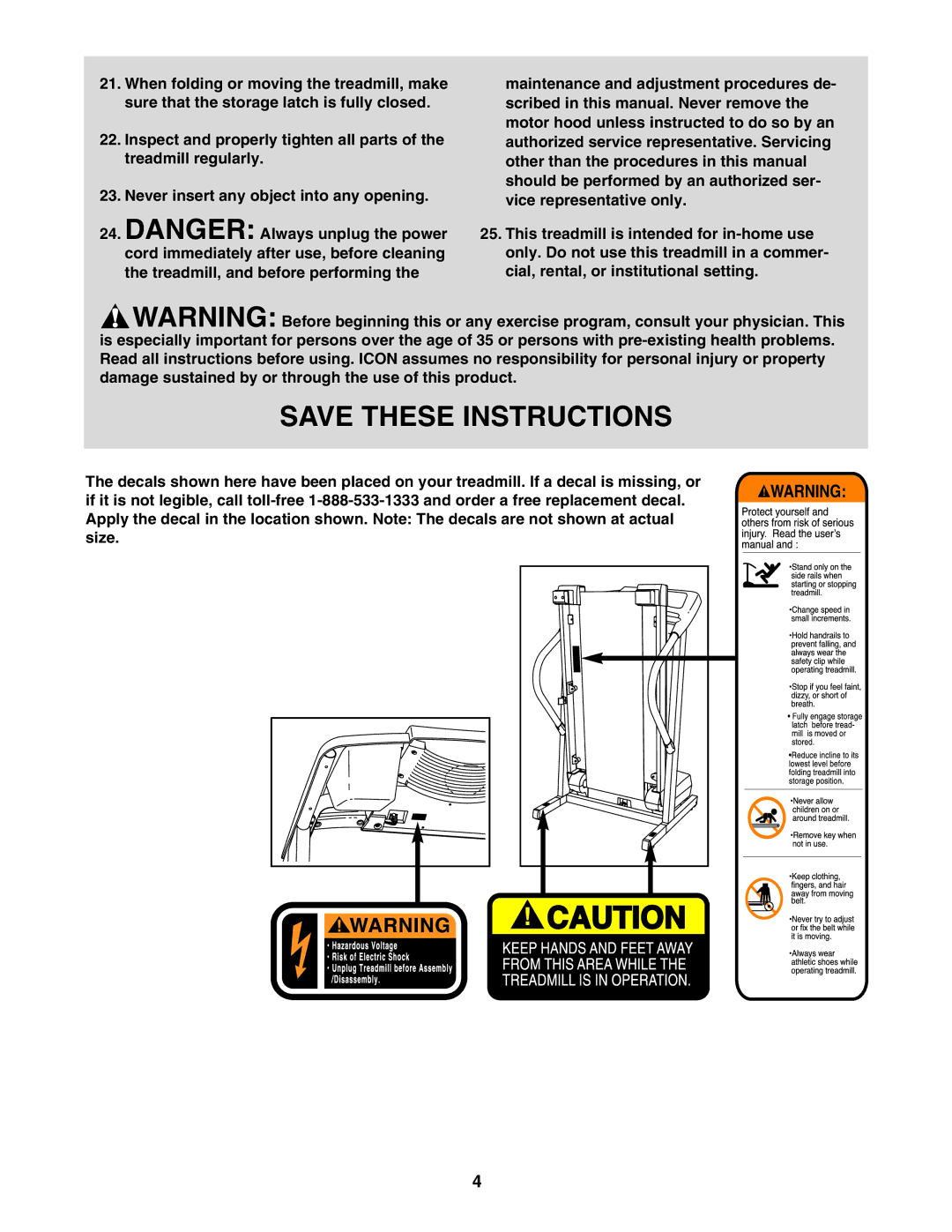 ProForm PFTL311040 user manual 