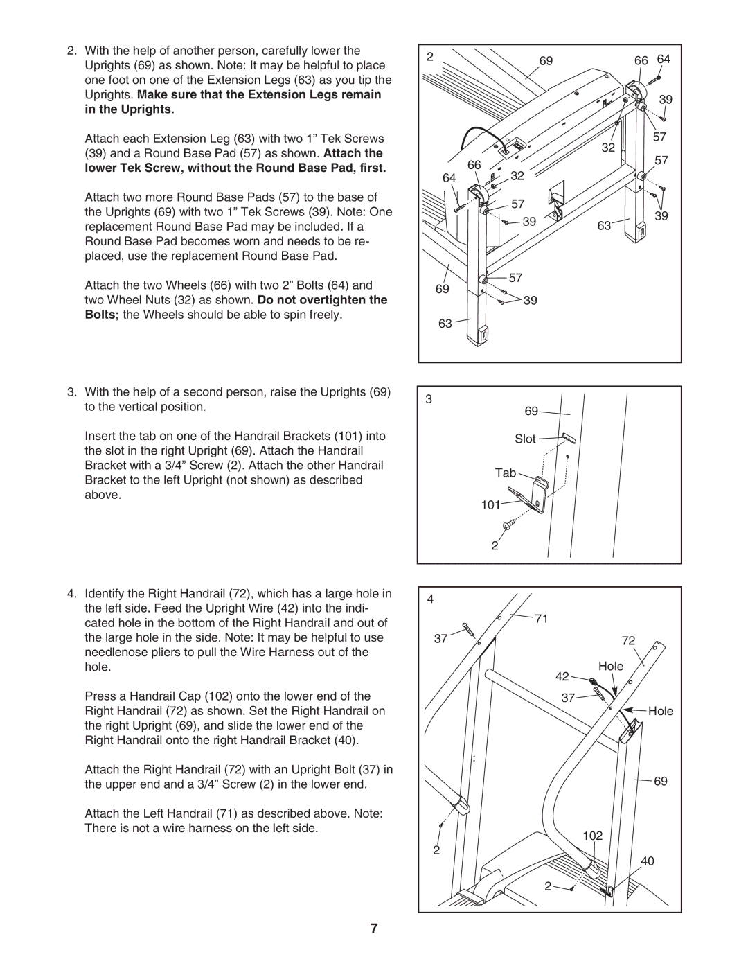 ProForm PFTL311040 user manual 