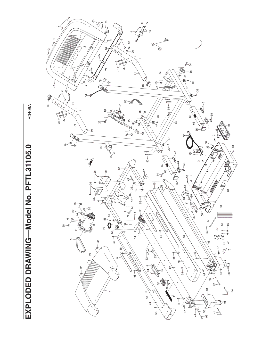 ProForm PFTL31105.0 user manual R0406A 