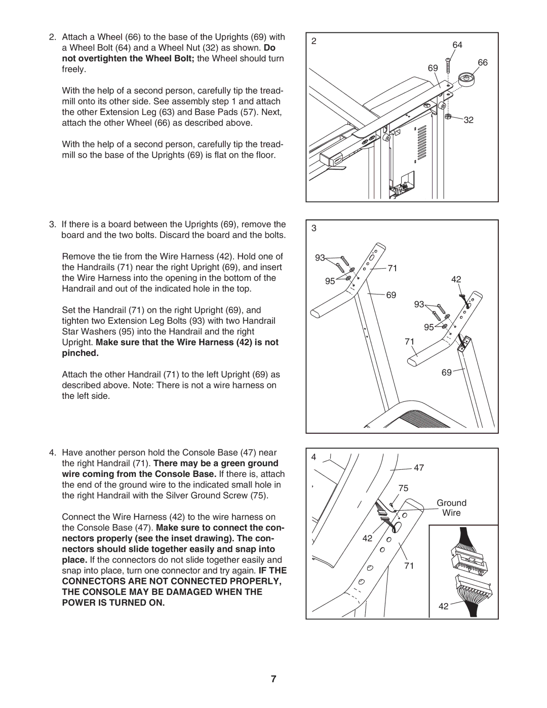 ProForm PFTL31105.0 user manual Ground Wire 