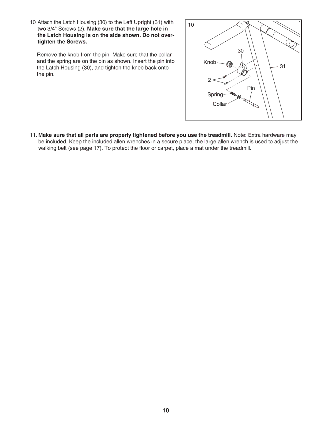 ProForm PFTL33105.0 user manual 