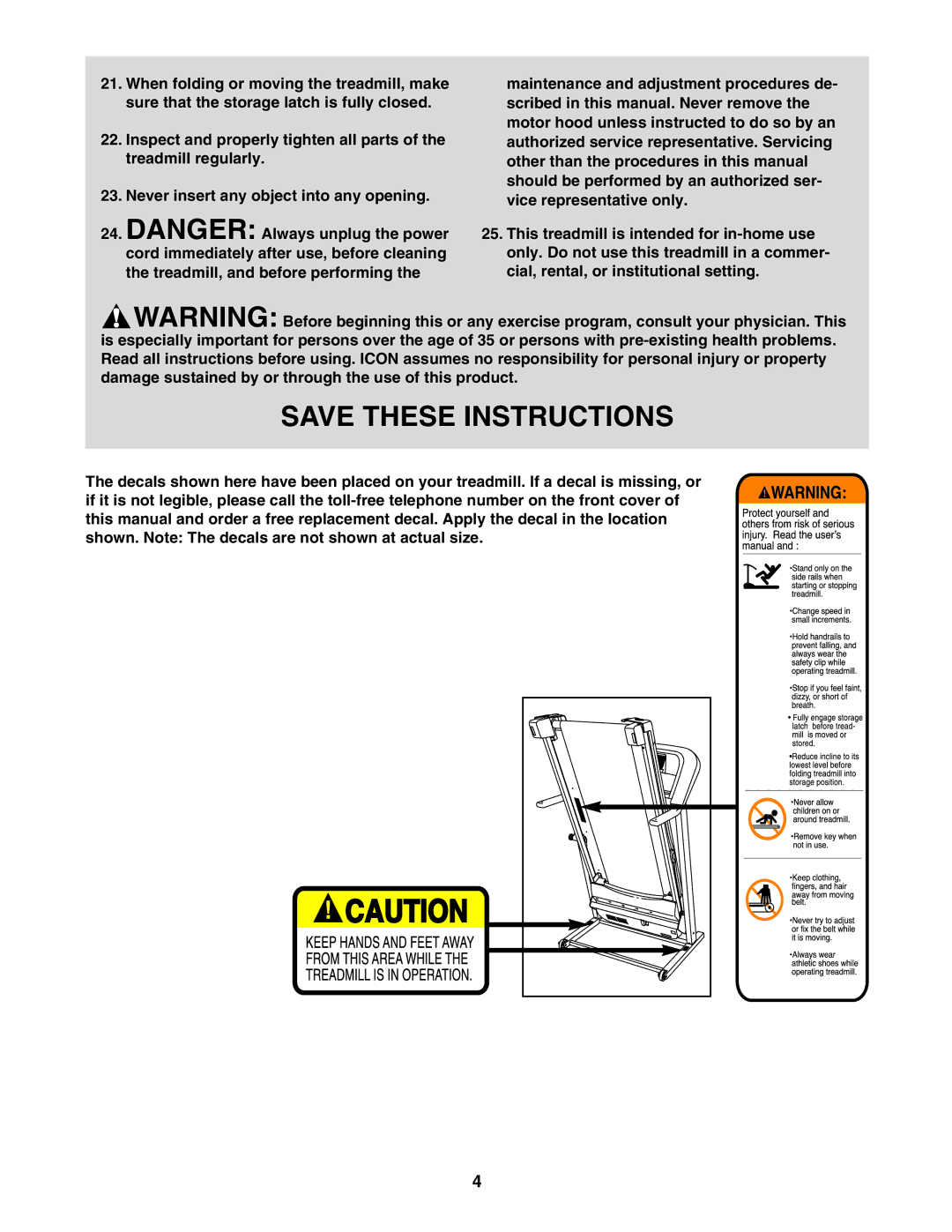 ProForm PFTL33105.0 user manual 