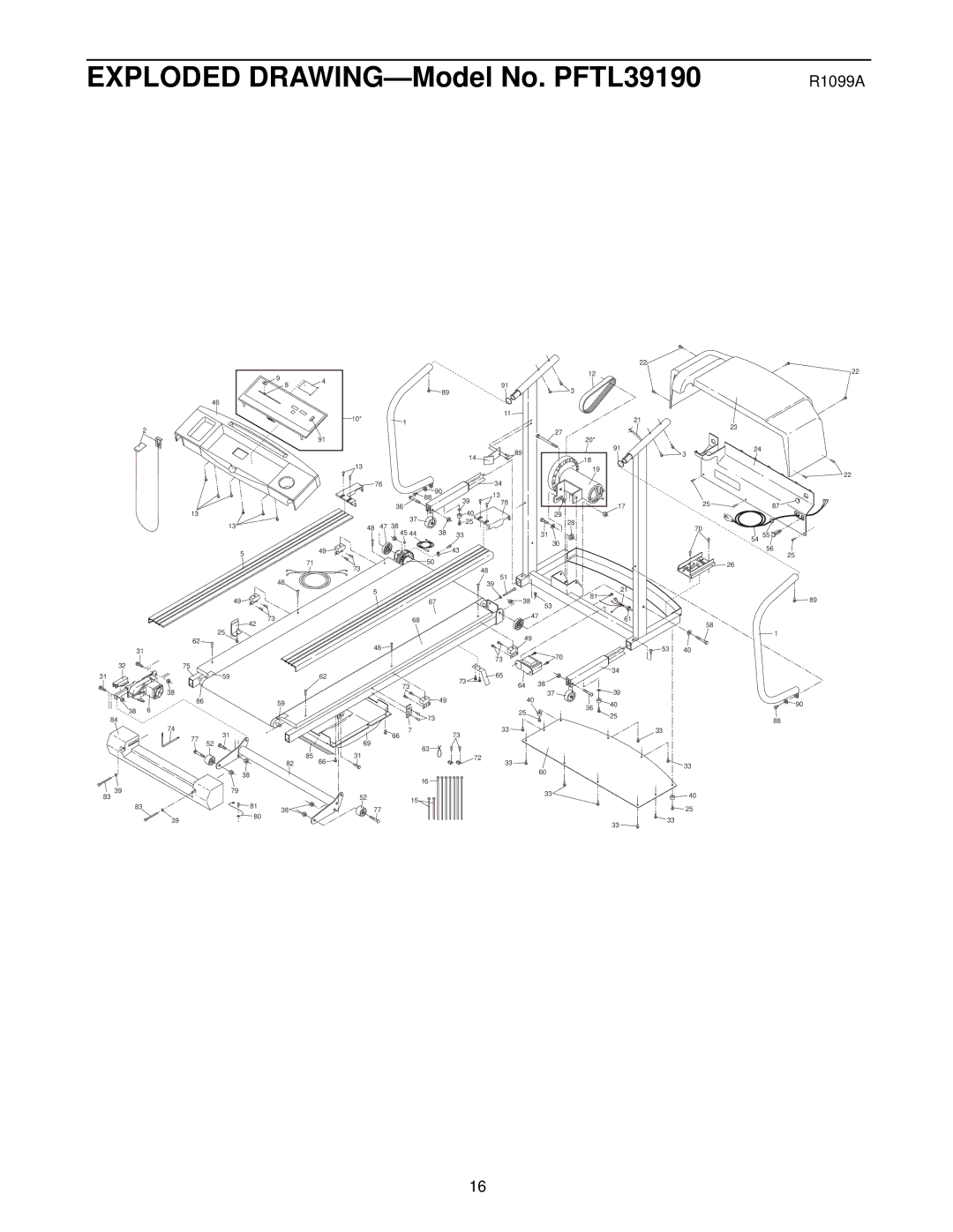 ProForm PFTL39190 user manual R1099A 