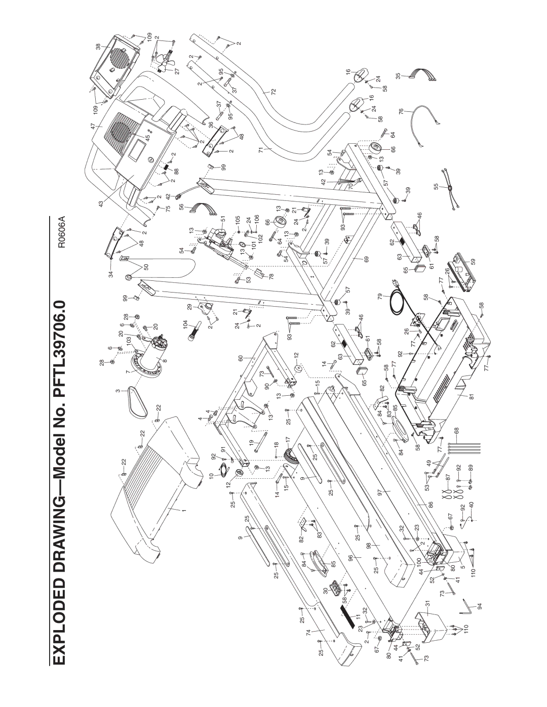 ProForm PFTL39706 user manual R0606A 