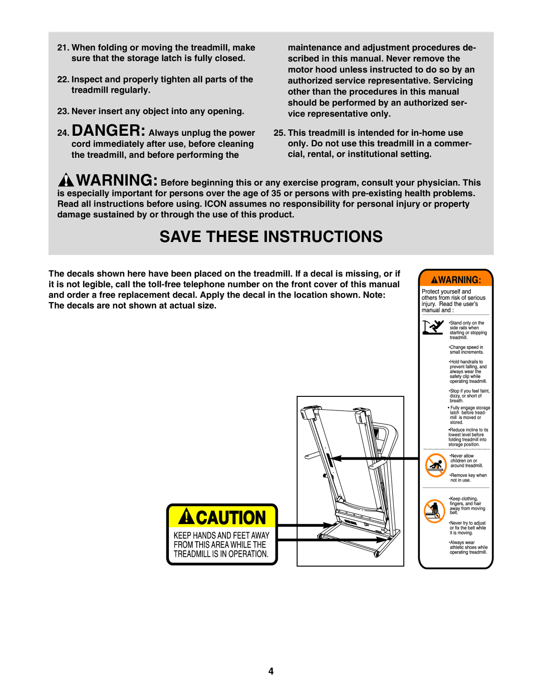 ProForm PFTL42105.0 user manual 