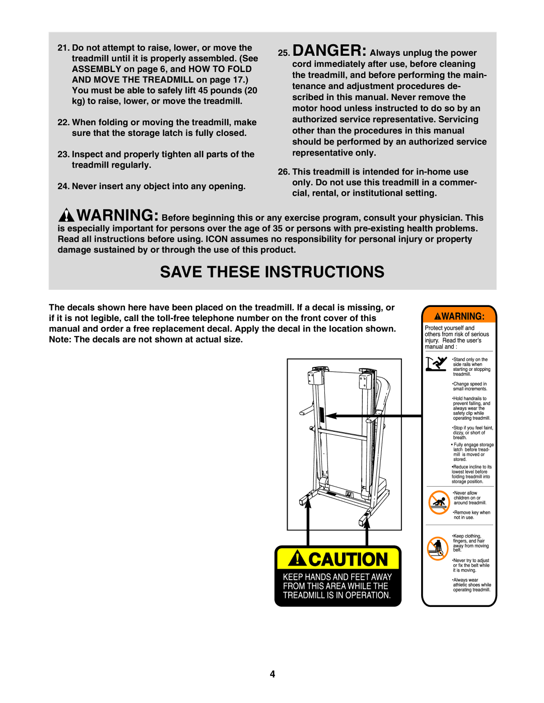 ProForm PFTL43205.0 user manual 