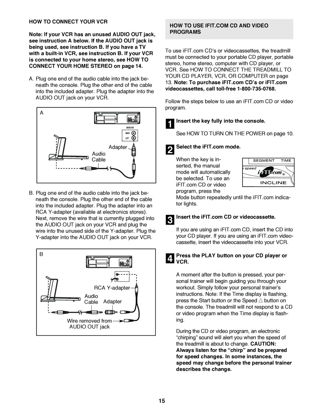 ProForm PFTL49020 user manual HOW to Connect Your VCR, Adapter Audio Cable, RCA Y-adapter 