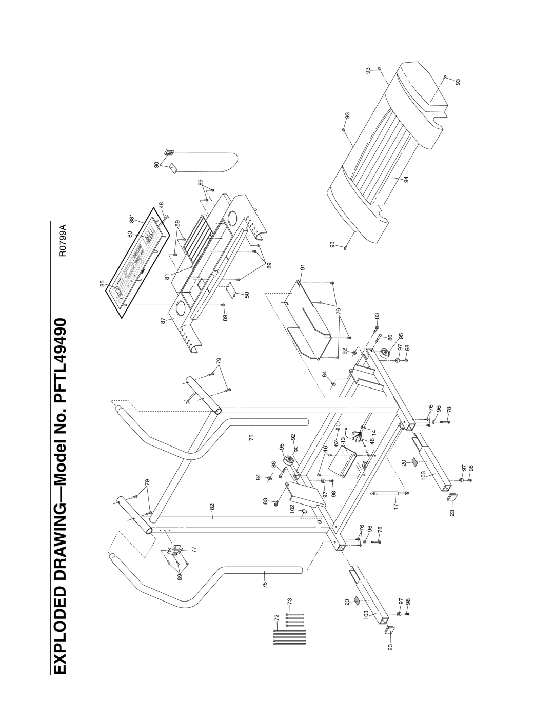 ProForm PFTL49490 user manual 102 103 