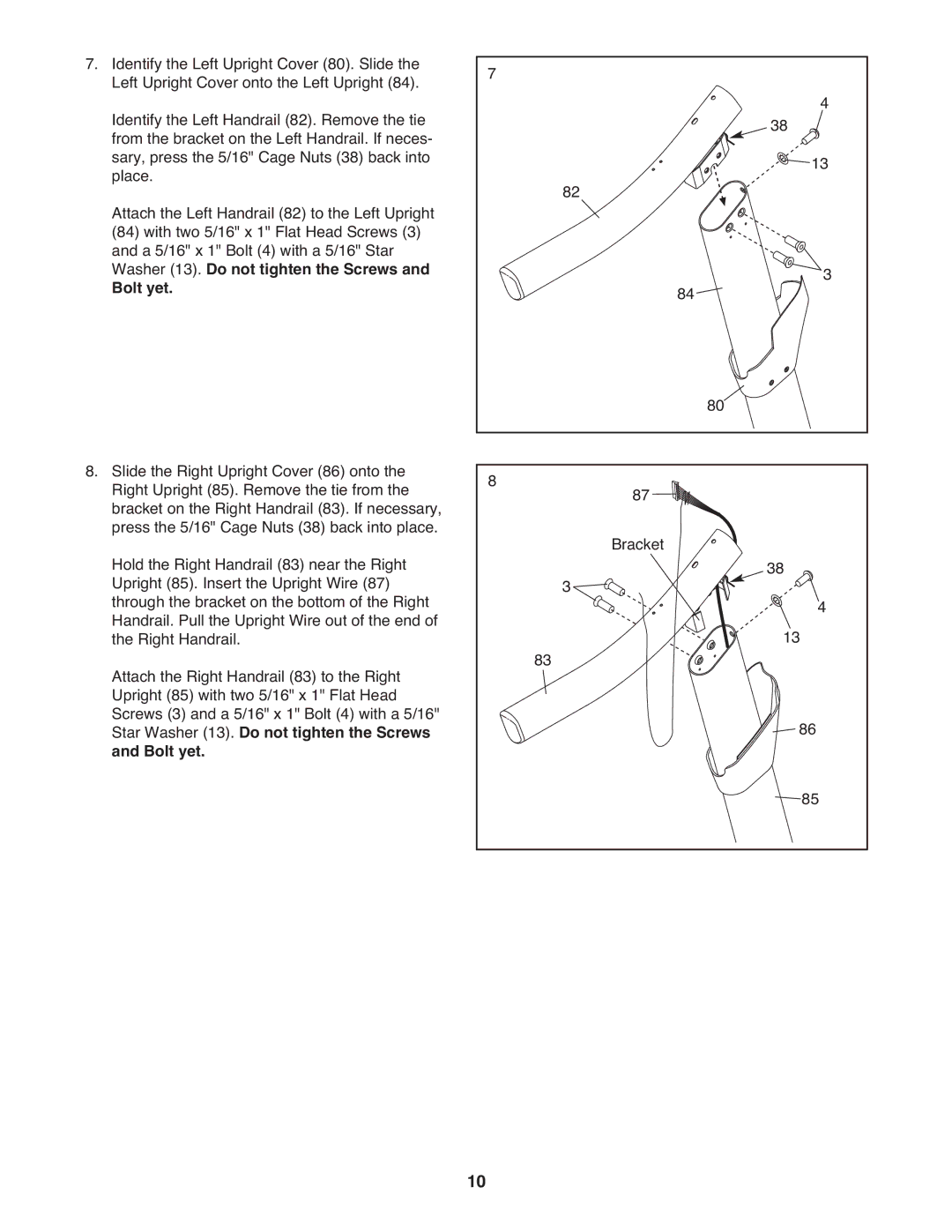 ProForm PFTL49621.0 warranty Bolt yet 