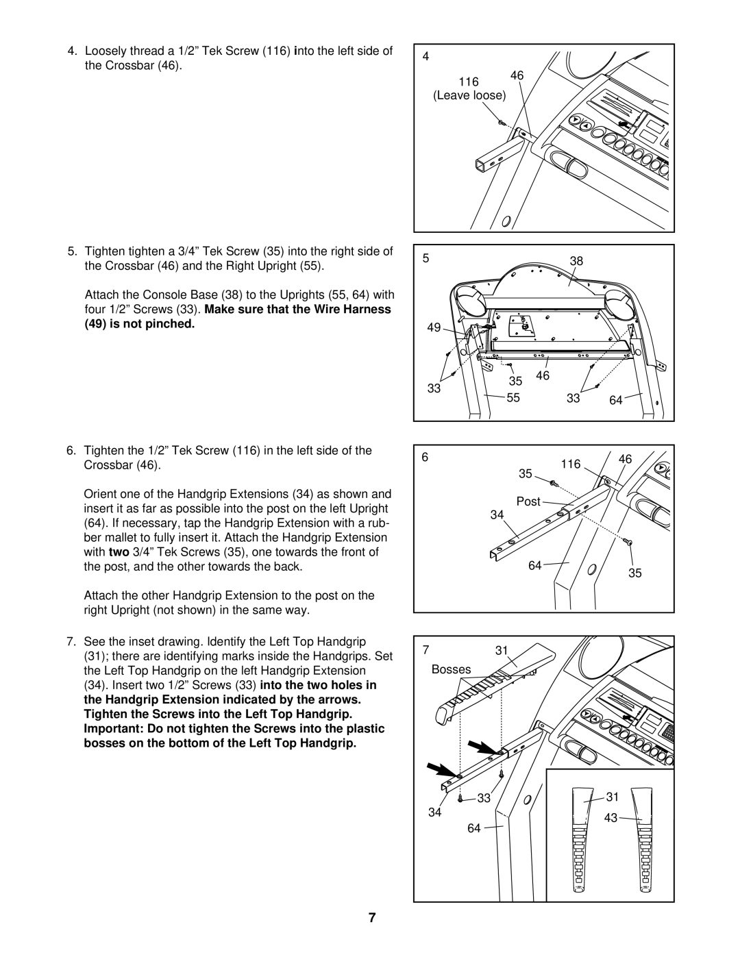 ProForm PFTL49720 user manual 