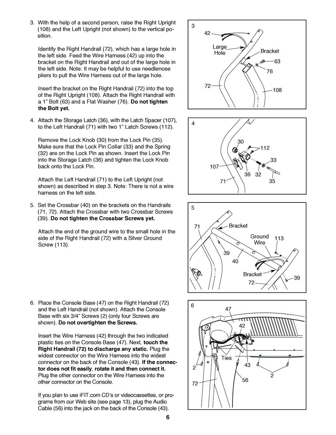 ProForm PFTL49820 user manual 