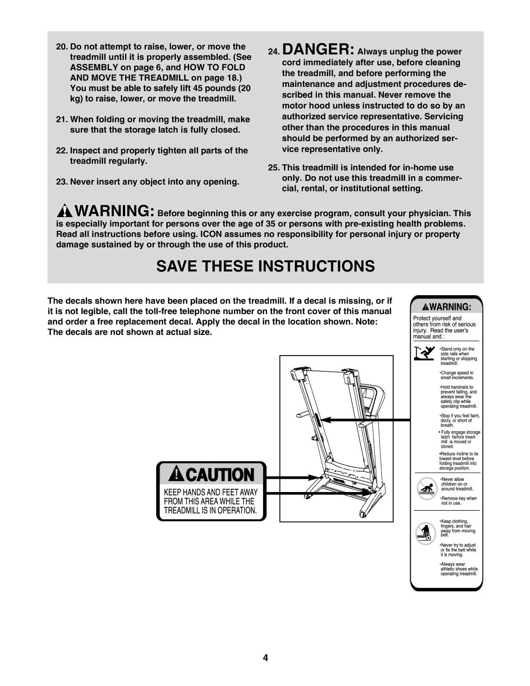 ProForm PFTL49906.0 user manual 