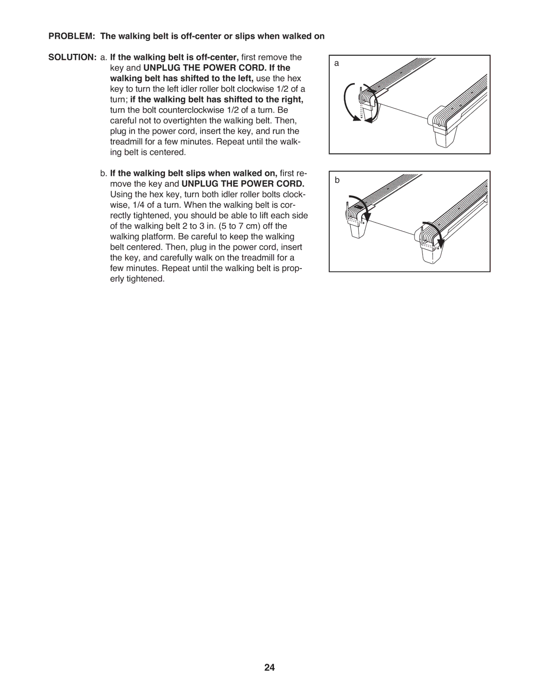 ProForm PFTL49908.0 user manual Problem Solution 