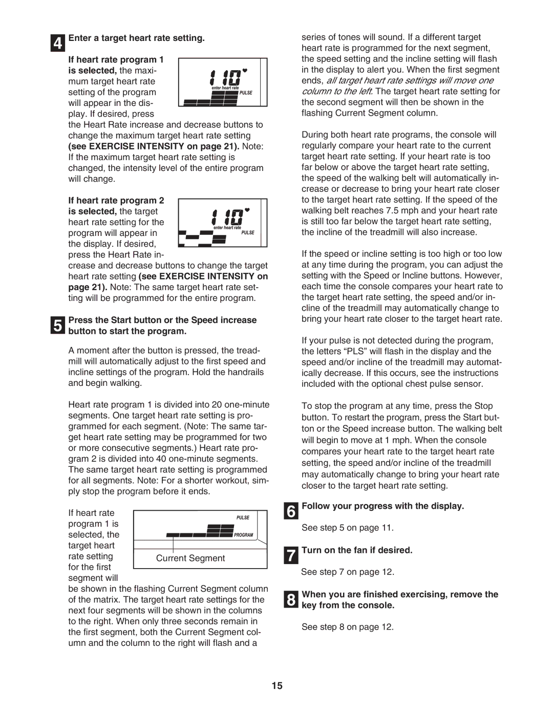 ProForm PFTL51105.0 user manual Follow your progress with the display 