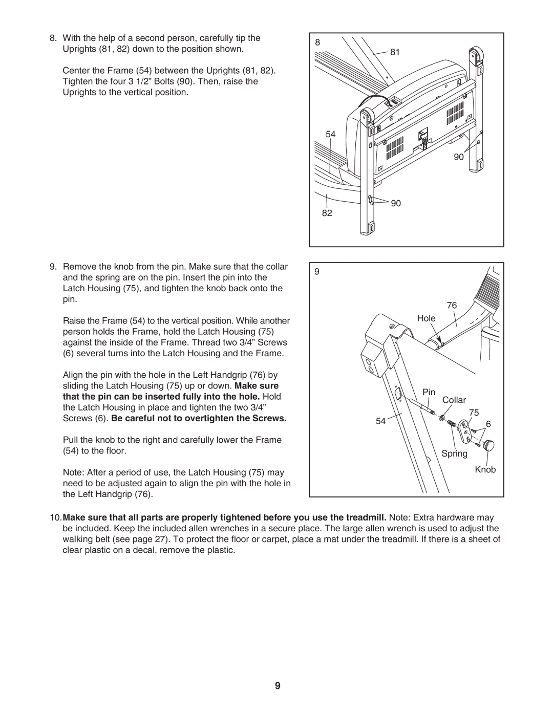 ProForm PFTL512040 user manual 