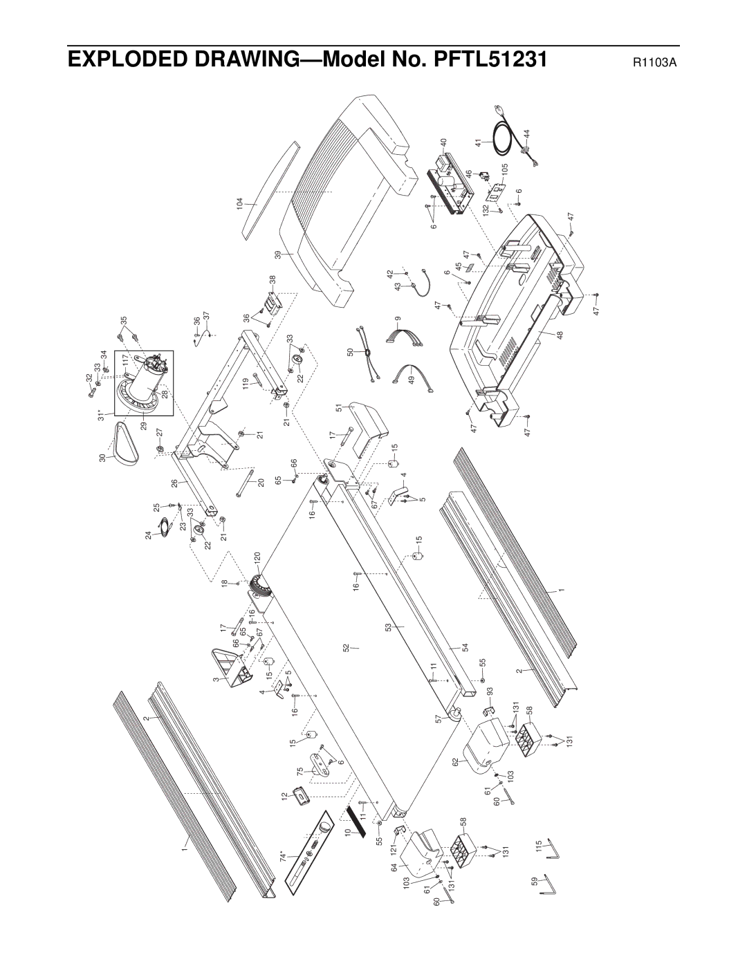 ProForm PFTL51231 user manual 