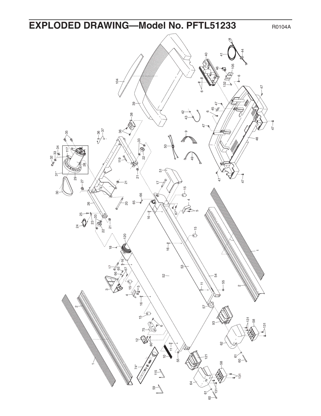 ProForm PFTL51233 user manual 