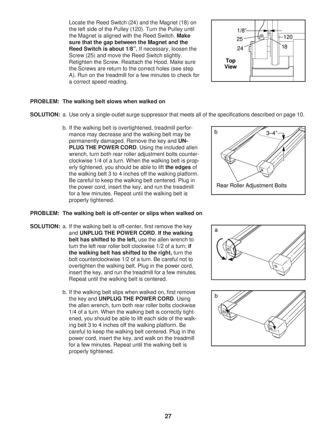 ProForm PFTL51330 user manual Plug the Power Cord, Unplug the Power Cord 