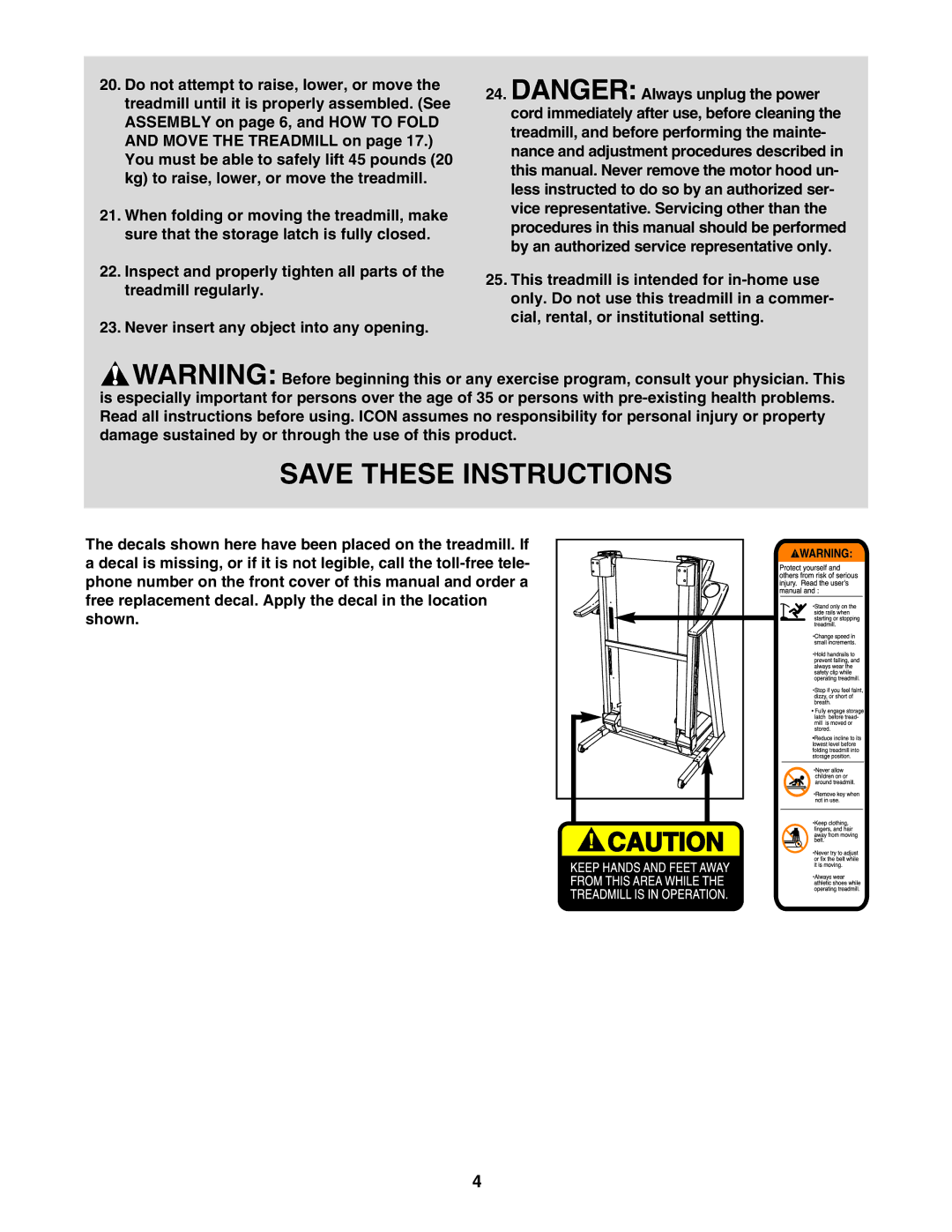 ProForm PFTL52105.0 user manual 